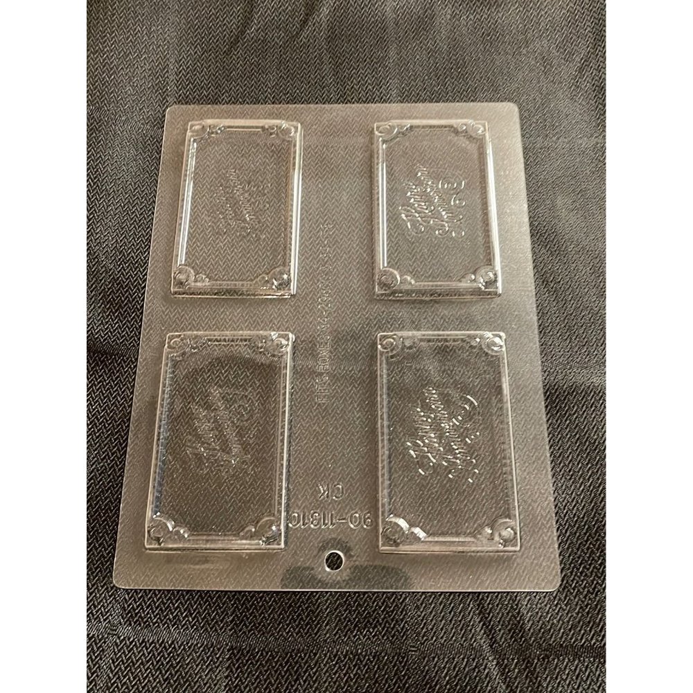 CK Happy Anniversary Supplies Fondant Chocolate Candy Pop Mold Cupcake Bars